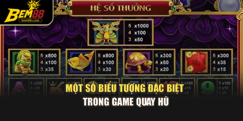 Một số biểu tượng đặc biệt trong game quay hũ